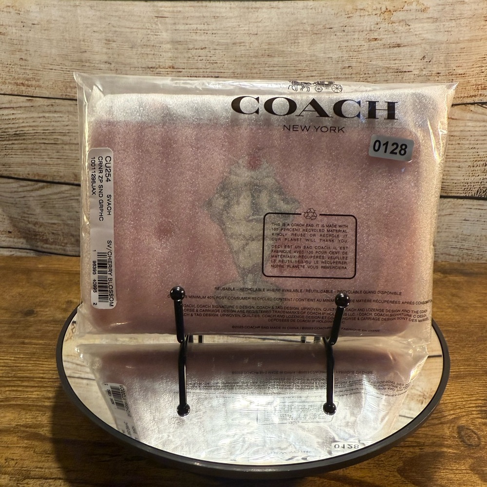 Coach Sundae Corner Zip Wristlet - Picture 6 of 6